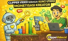 Clipper Video sebagai Kunci Utama Monetisasi Kreator Clippervideo.id