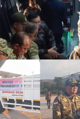 Bukan Sekadar Mengirim Bantuan, Menhan Sjafrie Ikut Terbang Bersama Logistik untuk Warga NTT
